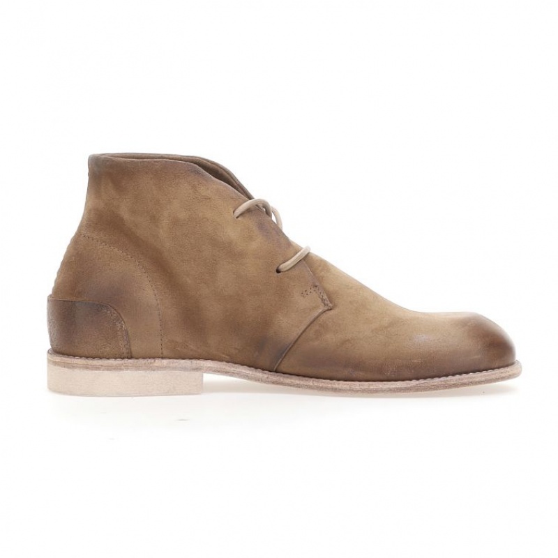 Khaki A.S.98 Oswin Men's Ankle boots | IL-WTSK15930