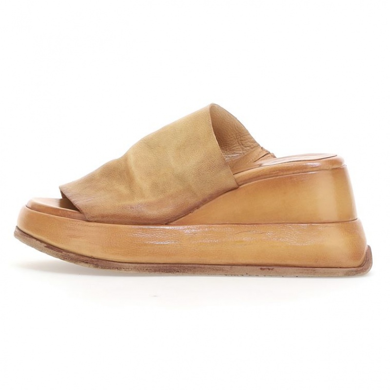 Khaki A.S.98 Rae Women's Mules | IL-KYHE75206