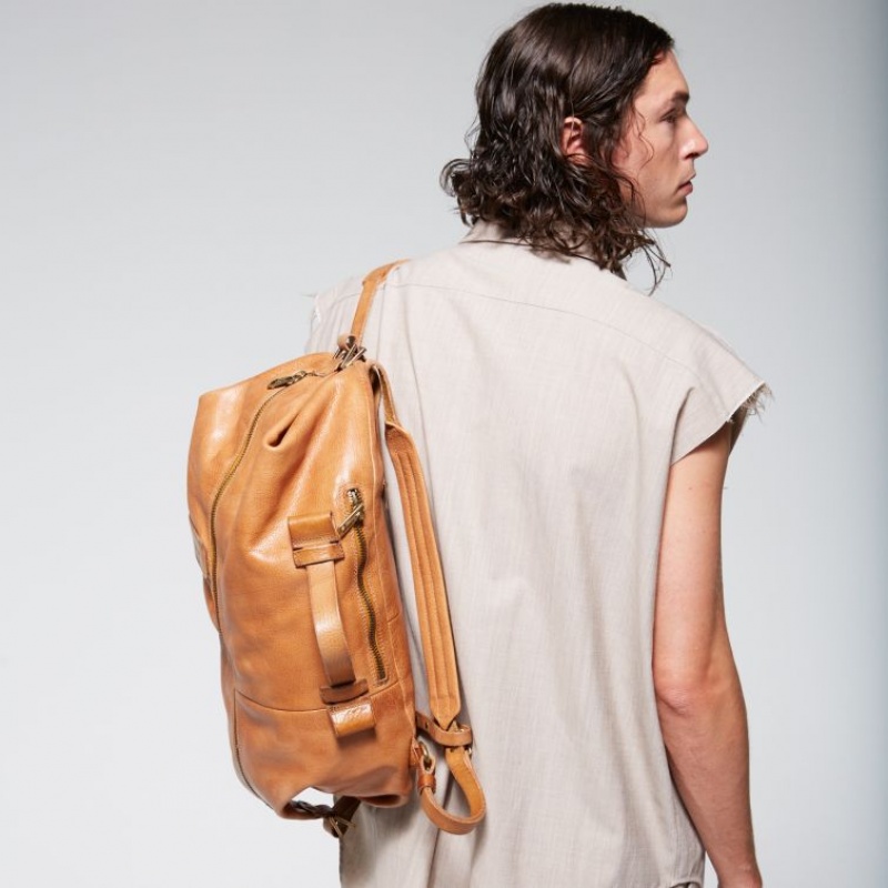 Khaki A.S.98 Red Men's Bags | IL-OIYZ60354