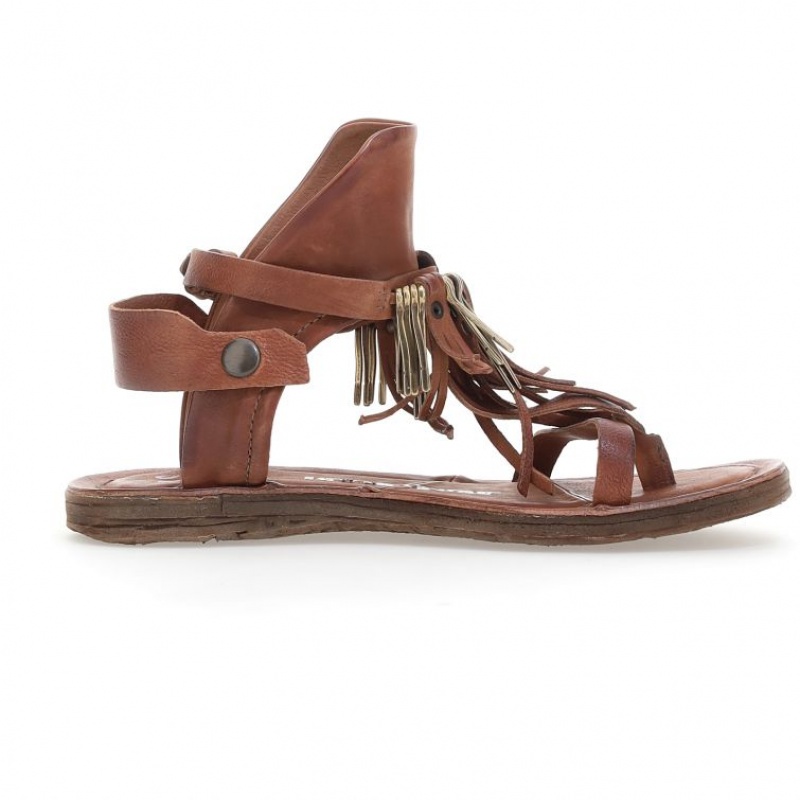 Khaki A.S.98 Reina Women's Sandals | IL-IGRS59710