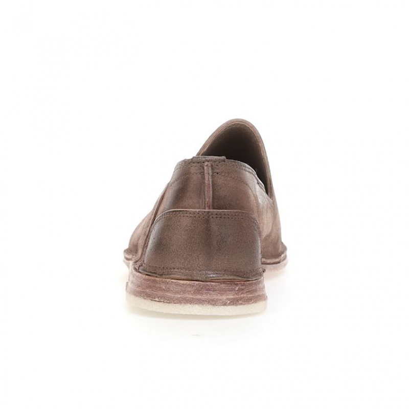 Light Brown A.S.98 Alberic Men's flat shoes | IL-FBNL54207