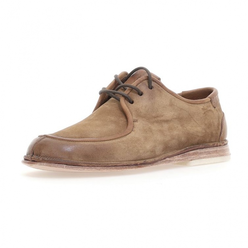 Light Brown A.S.98 Alf Men's flat shoes | IL-CZPO25173