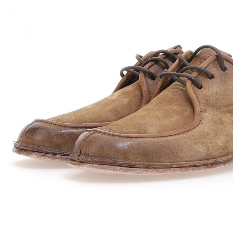 Light Brown A.S.98 Alf Men's flat shoes | IL-CZPO25173