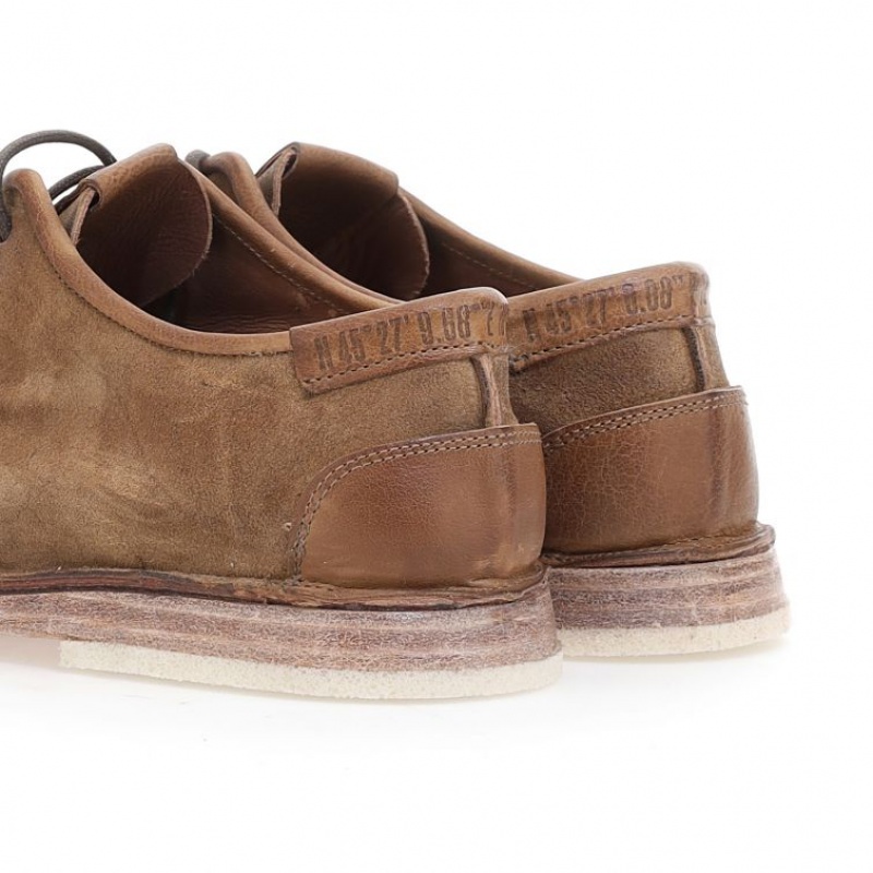 Light Brown A.S.98 Alf Men's flat shoes | IL-CZPO25173