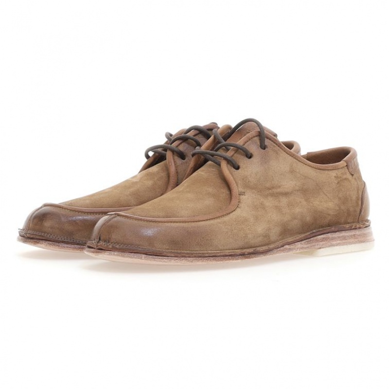 Light Brown A.S.98 Alf Men\'s flat shoes | IL-CZPO25173