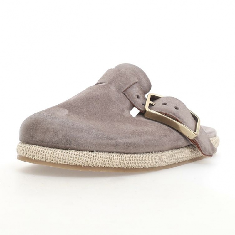 Light Brown A.S.98 Mules Mike Men's flat shoes | IL-KUJC03581