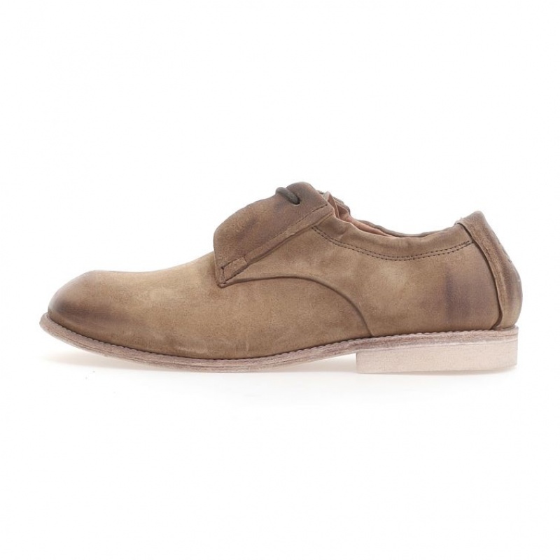 Light Brown A.S.98 Oberon Men's flat shoes | IL-NMGC18572