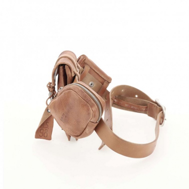 Light Khaki A.S.98 988132 Unisex Belts | IL-WEDG80326