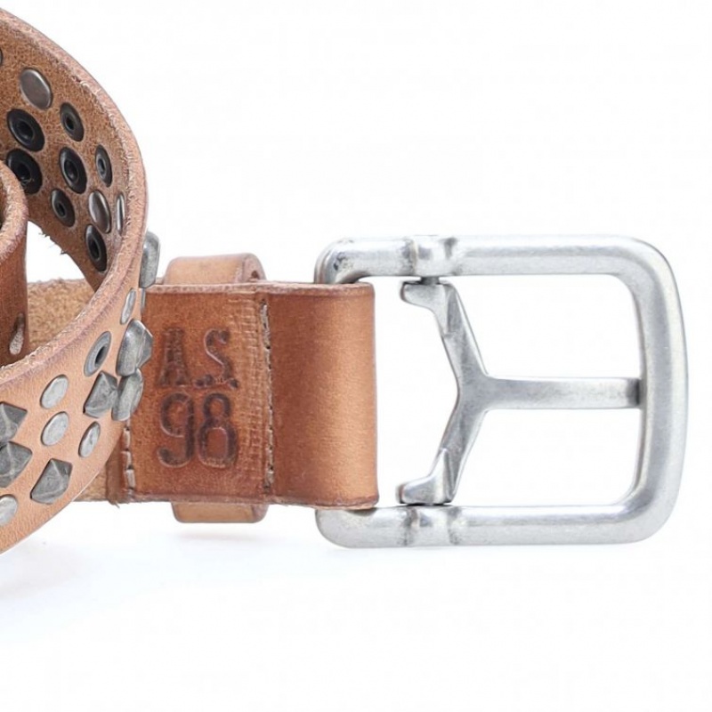 Light Khaki A.S.98 Joe Unisex Belts | IL-ZKXJ16497