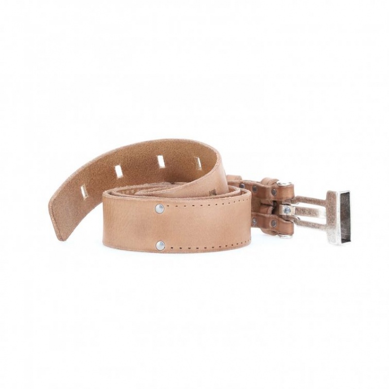 Light Khaki A.S.98 Kam Unisex Belts | IL-XNTW32617