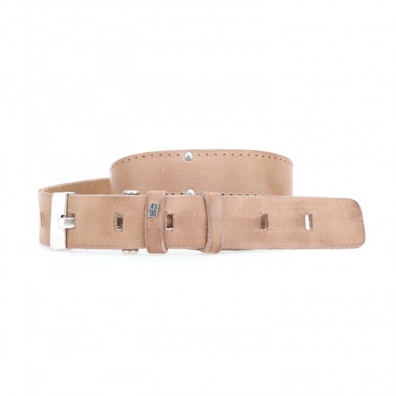 Light Khaki A.S.98 Kam Unisex Belts | IL-XNTW32617