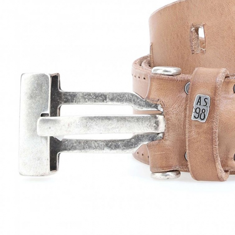 Light Khaki A.S.98 Kam Unisex Belts | IL-XNTW32617