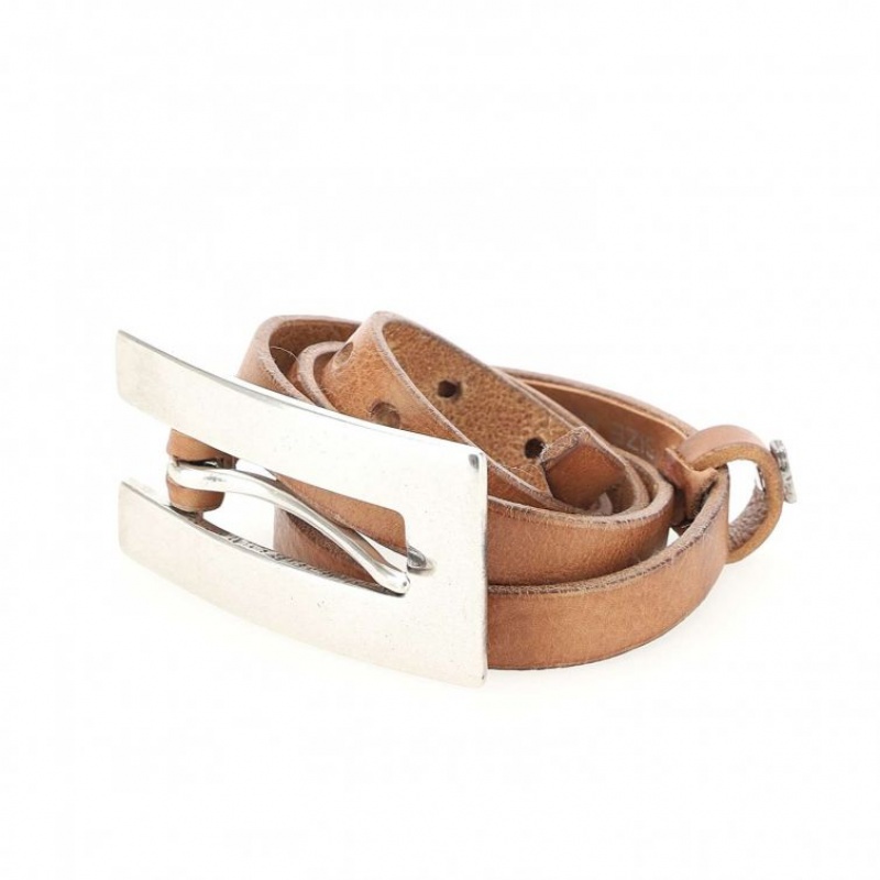 Light Khaki A.S.98 Merv Unisex Belts | IL-GMPO39065