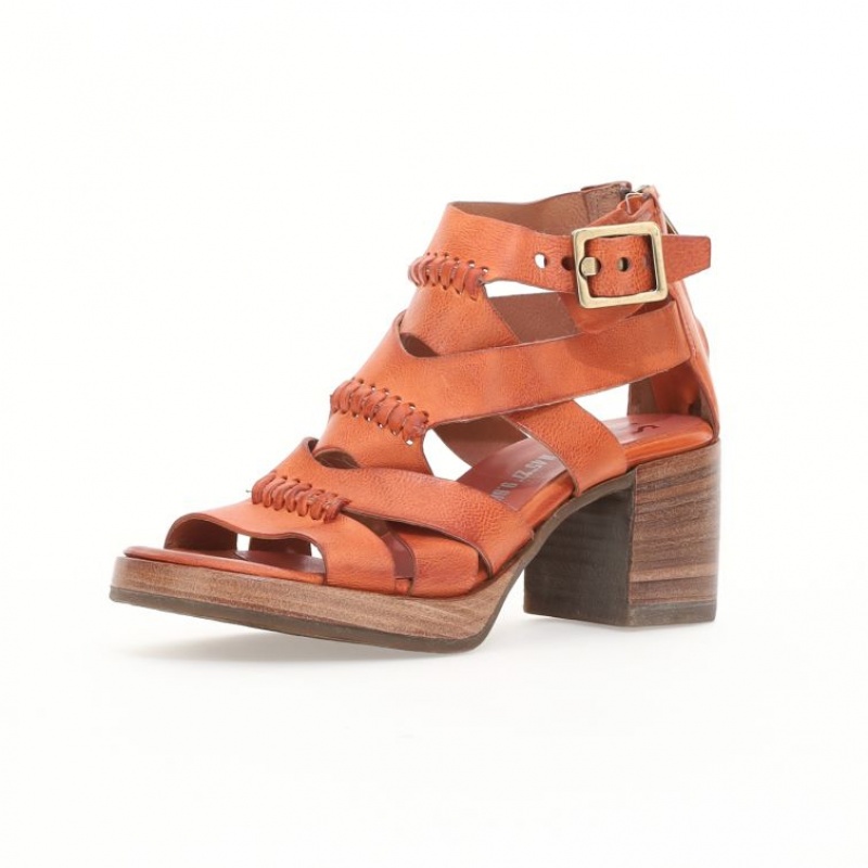 Orange A.S.98 Andra Women's Sandals | IL-QWGJ24019