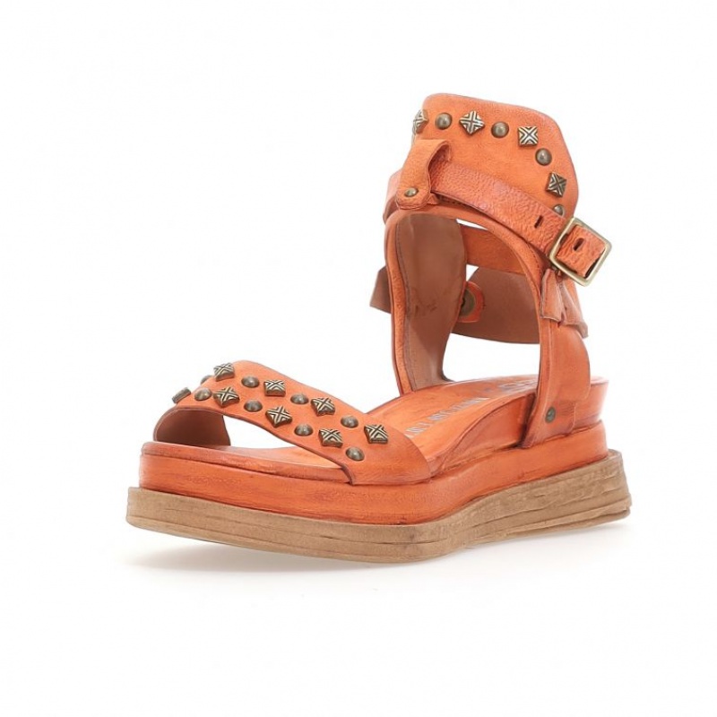 Orange A.S.98 Leta Women's Sandals | IL-KLTW06812