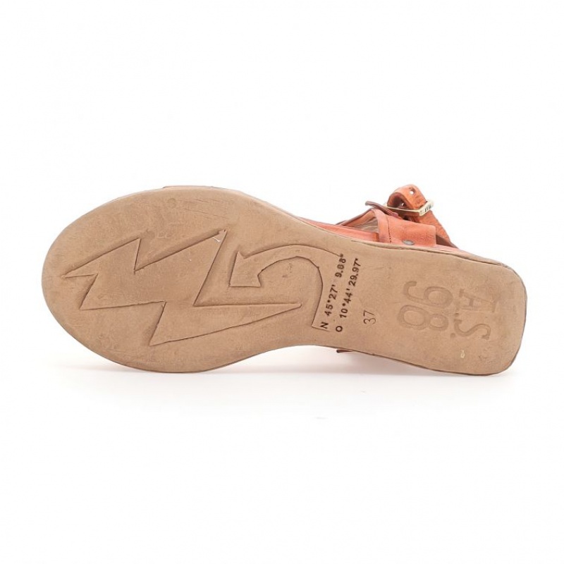 Orange A.S.98 Leta Women's Sandals | IL-KLTW06812