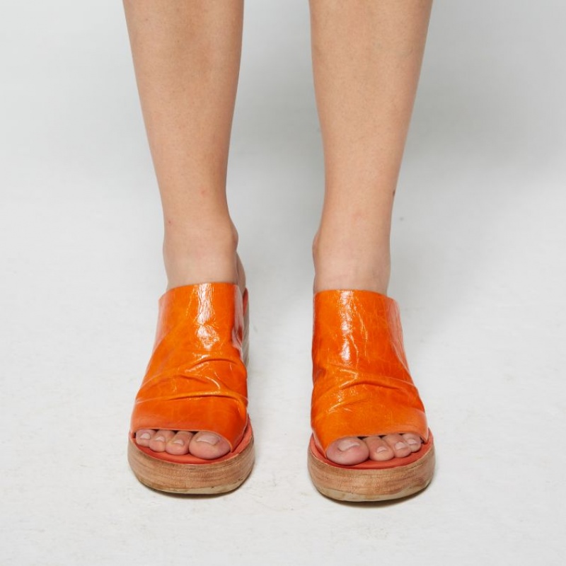 Orange A.S.98 Nanette Women's Sandals | IL-GCQA67193