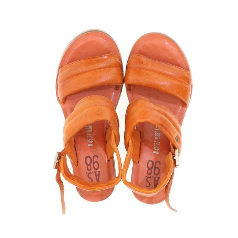 Orange A.S.98 Neely Women's Sandals | IL-ZSLK74391