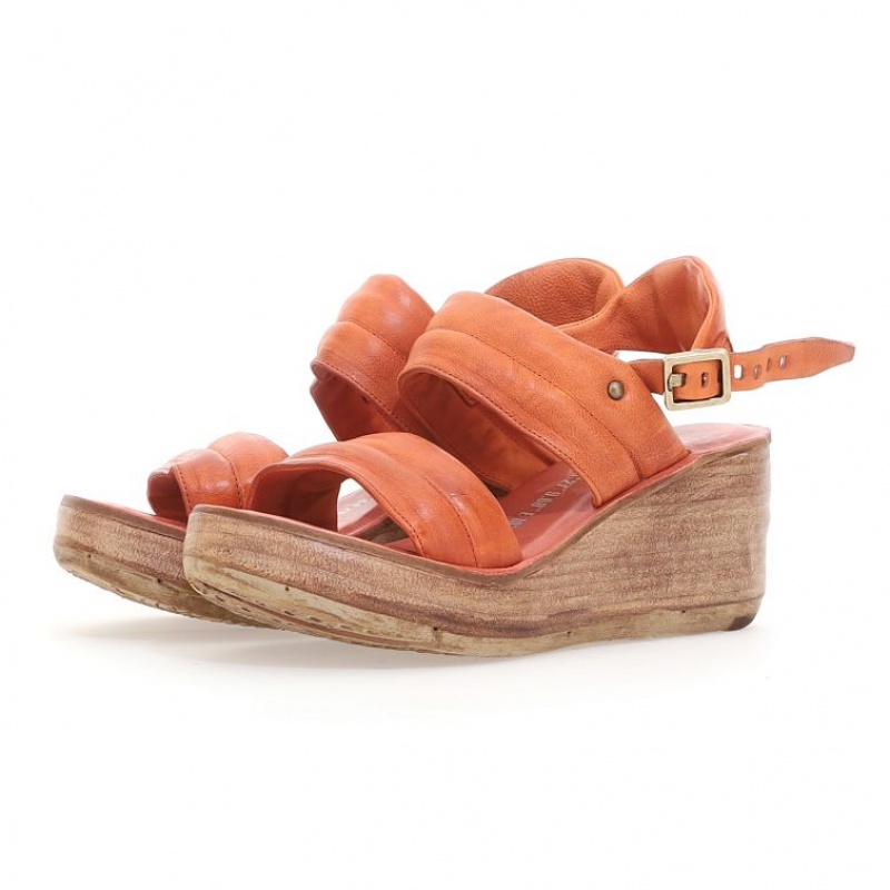 Orange A.S.98 Neely Women\'s Sandals | IL-ZSLK74391