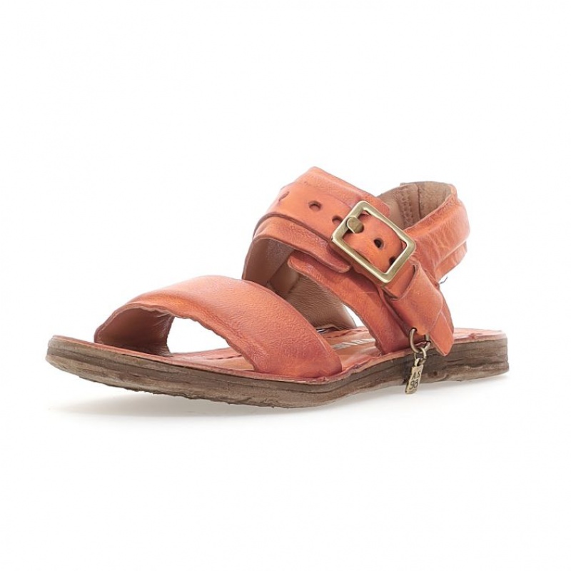 Orange A.S.98 Ria Women's Sandals | IL-VMUZ05419