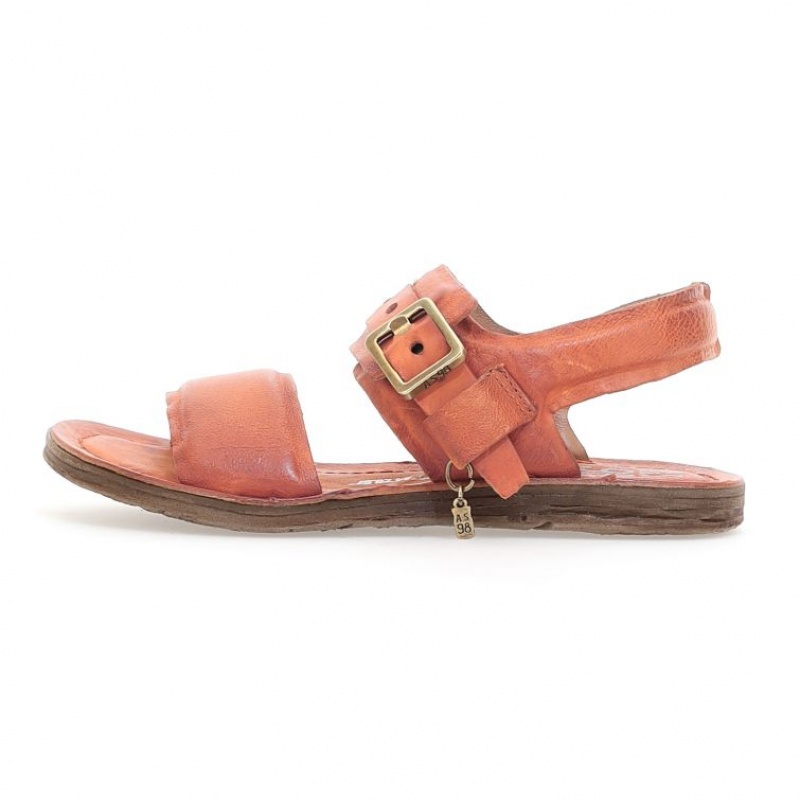 Orange A.S.98 Ria Women's Sandals | IL-VMUZ05419