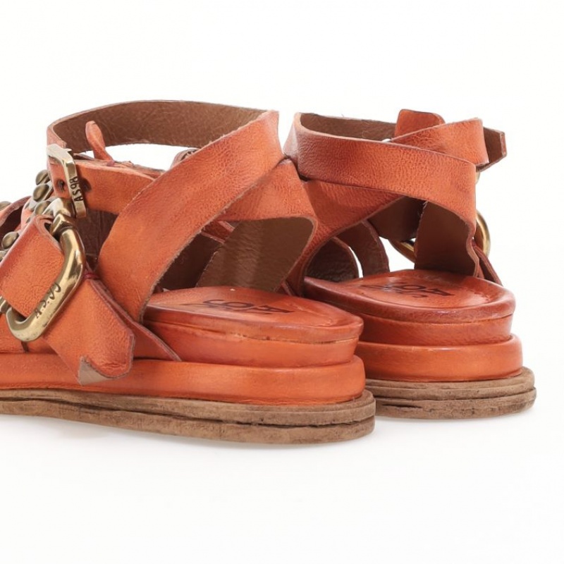 Orange A.S.98 Savanna Women's Sandals | IL-MRLA93526