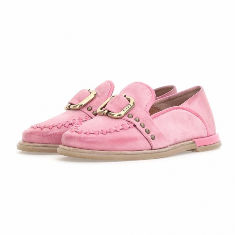 Pink A.S.98 Tamika Women's flat shoes | IL-GJOP49608