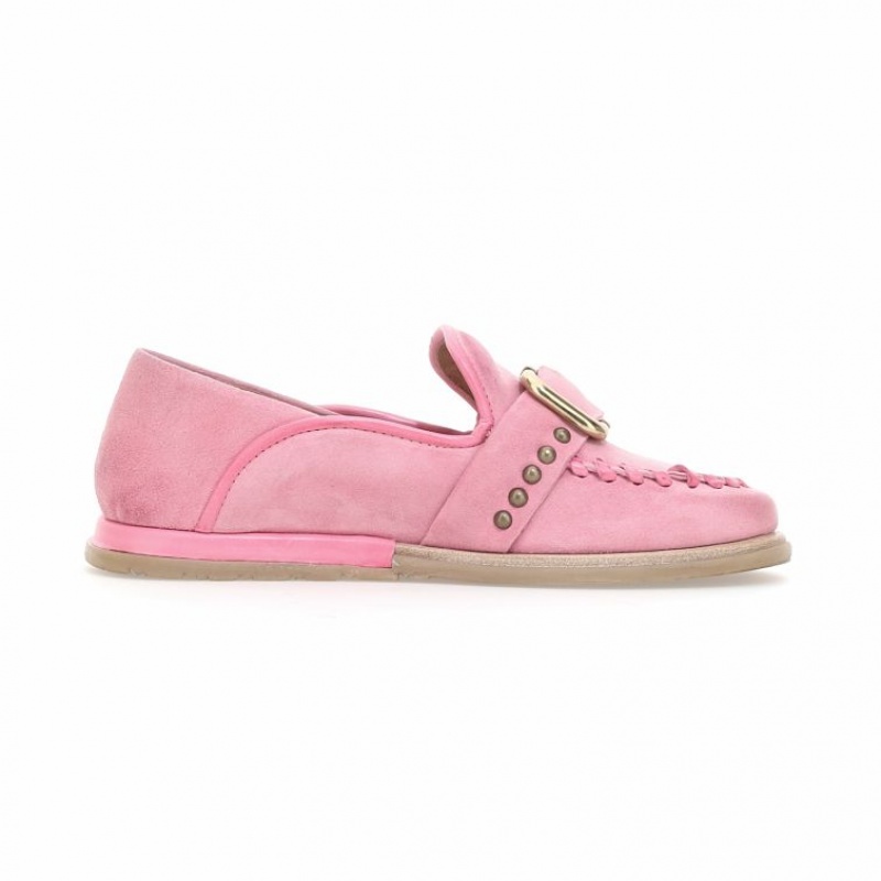 Pink A.S.98 Tamika Women's flat shoes | IL-GJOP49608