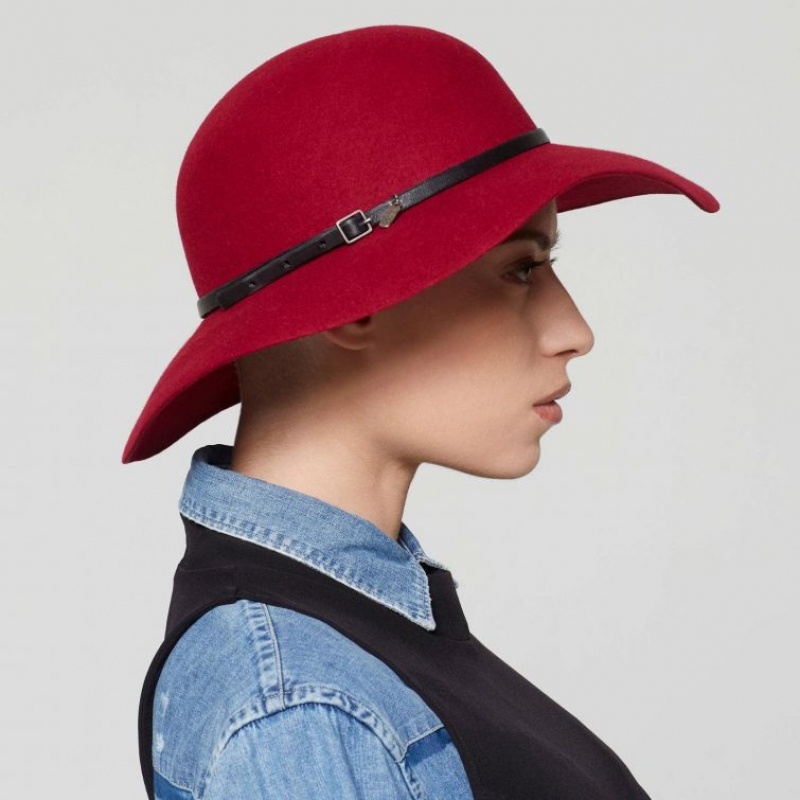 Red A.S.98 Anouk Women\'s hats | IL-GIZD86240