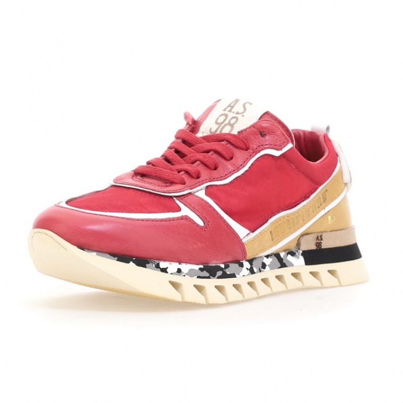 Red A.S.98 Julian Men's Sneakers | IL-SZUT13068