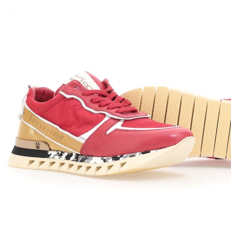 Red A.S.98 Julian Men's Sneakers | IL-SZUT13068