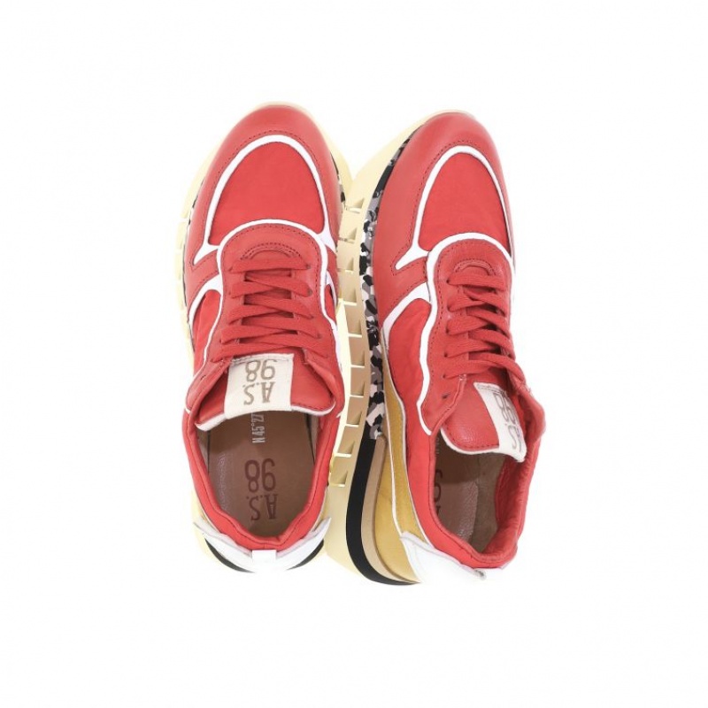 Red A.S.98 Julian Men's Sneakers | IL-SZUT13068