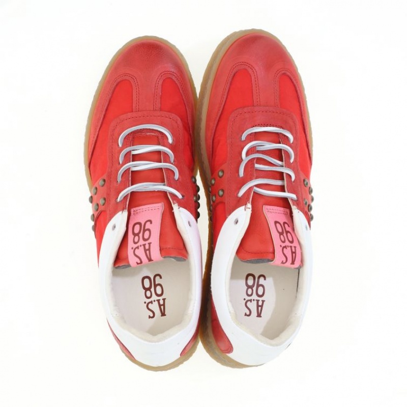 Red A.S.98 Waldo Men's Sneakers | IL-DCHZ38509