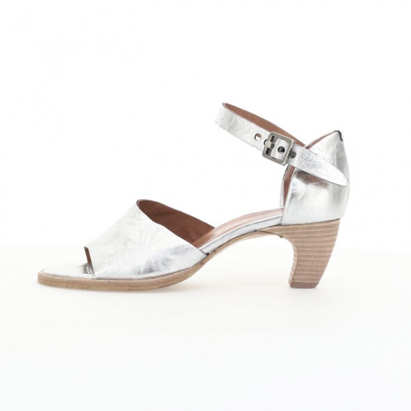 Silver A.S.98 Bess Women's Sandals | IL-LNZM26893