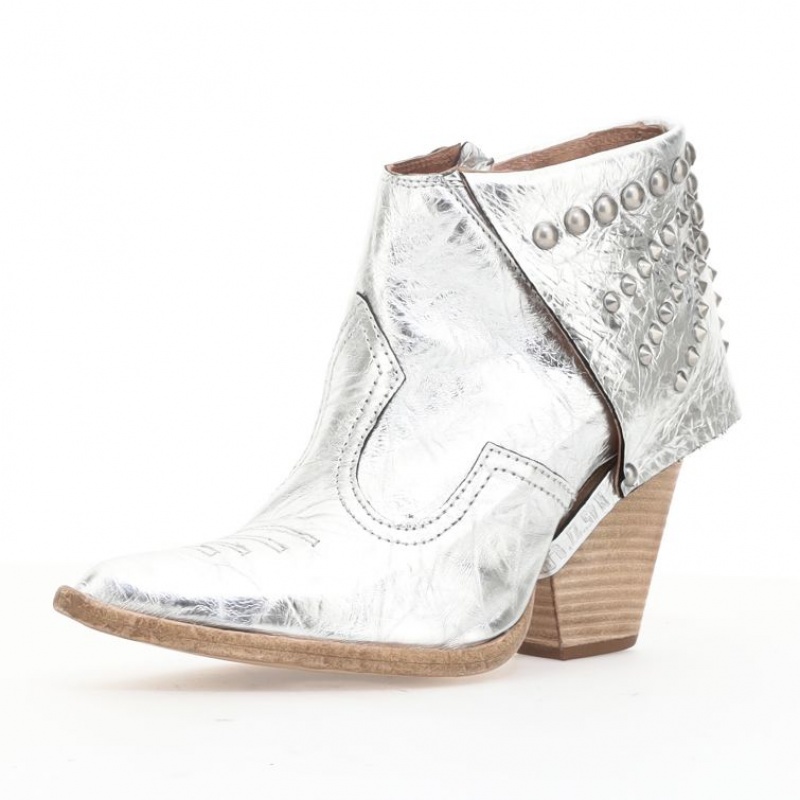 Silver A.S.98 Blondie Women's Ankle boots | IL-WUEF81506