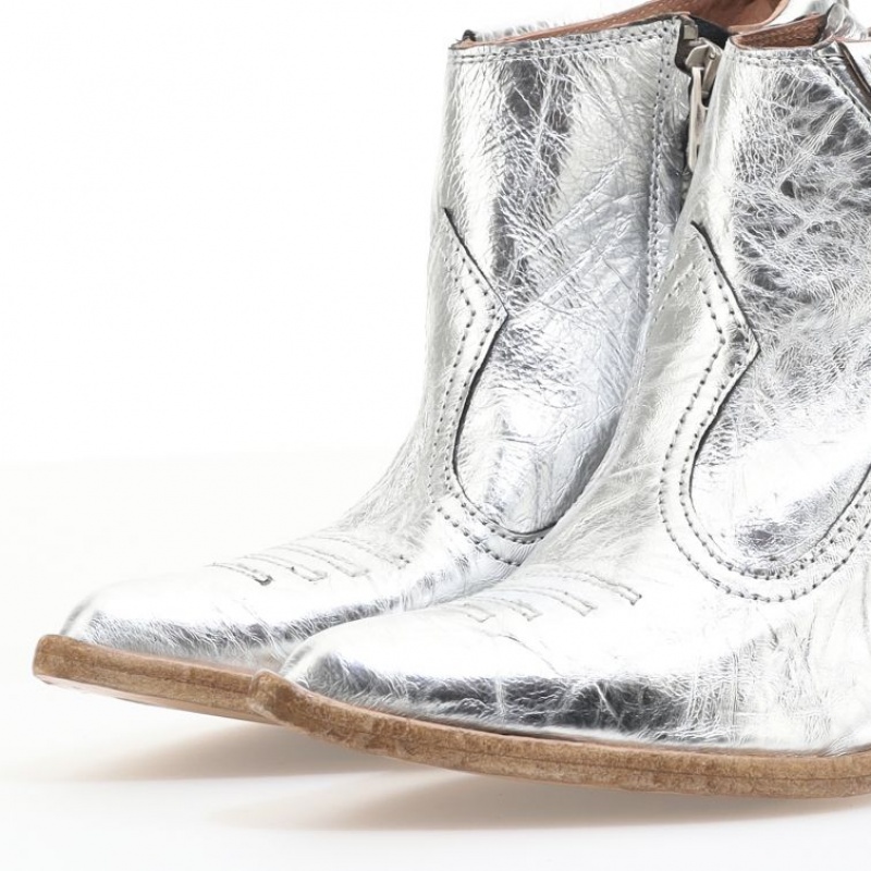 Silver A.S.98 Blondie Women's Ankle boots | IL-WUEF81506