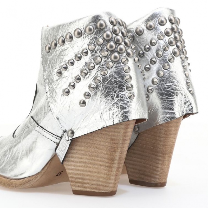 Silver A.S.98 Blondie Women's Ankle boots | IL-WUEF81506