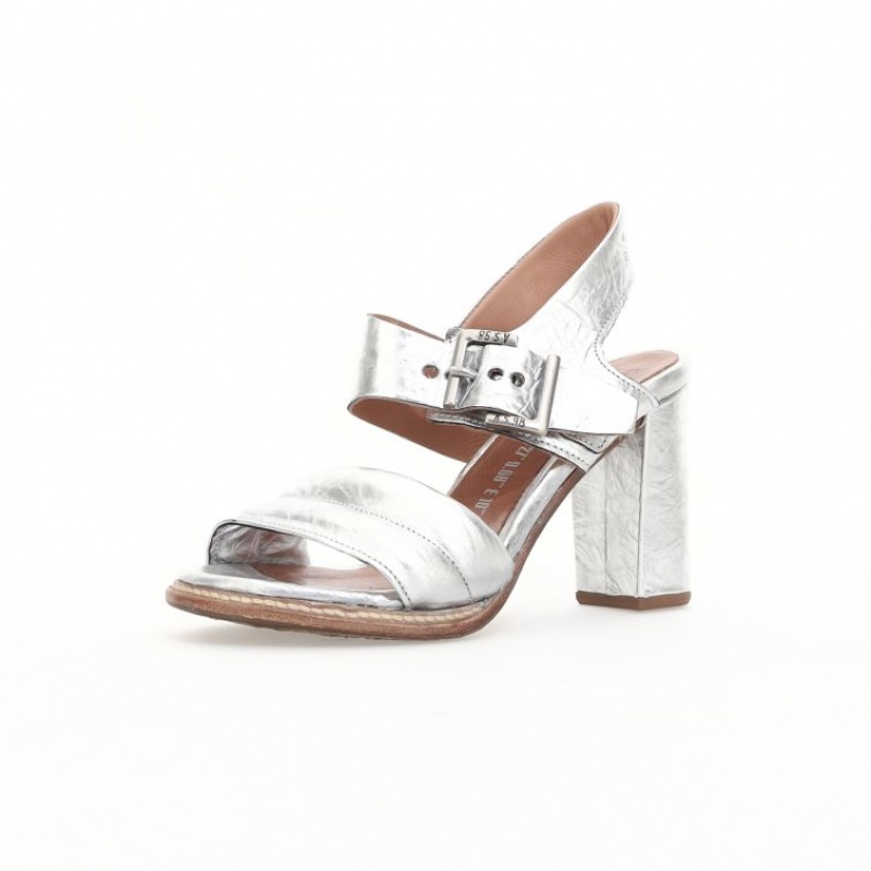 Silver A.S.98 Brittany Women's Sandals | IL-NIHQ12543