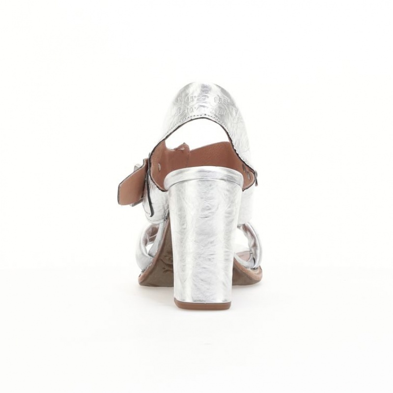 Silver A.S.98 Brittany Women's Sandals | IL-NIHQ12543