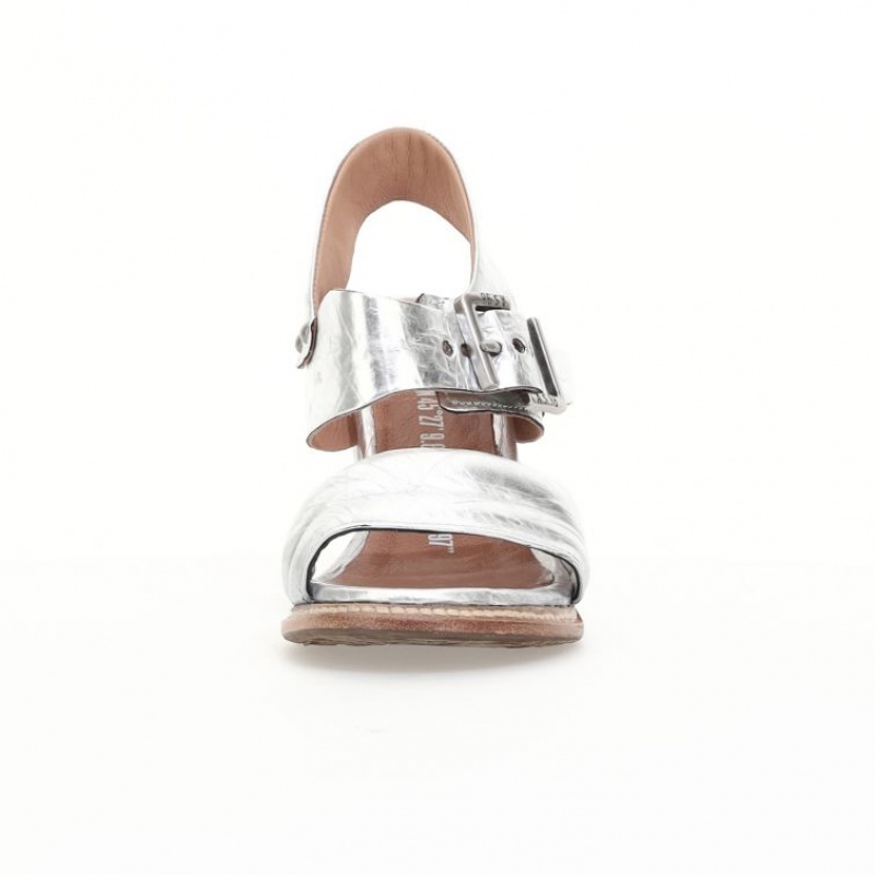 Silver A.S.98 Brittany Women's Sandals | IL-NIHQ12543