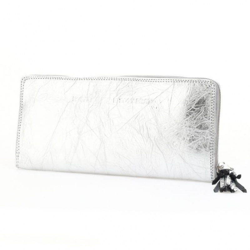 Silver A.S.98 Placida Unisex Wallets | IL-SDMP75289