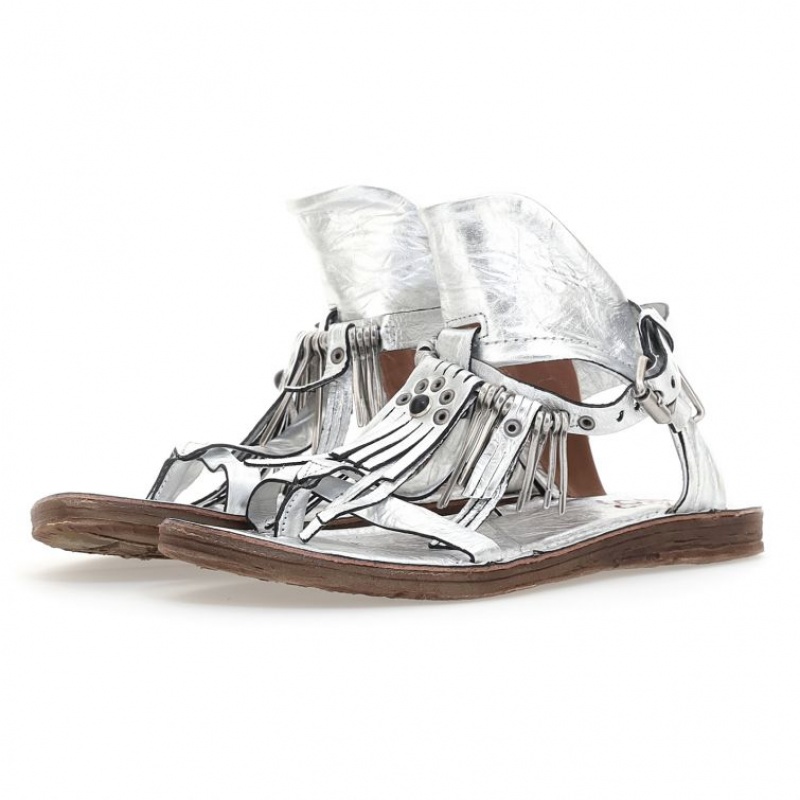 Silver A.S.98 Reina Women\'s Sandals | IL-EAUT54287