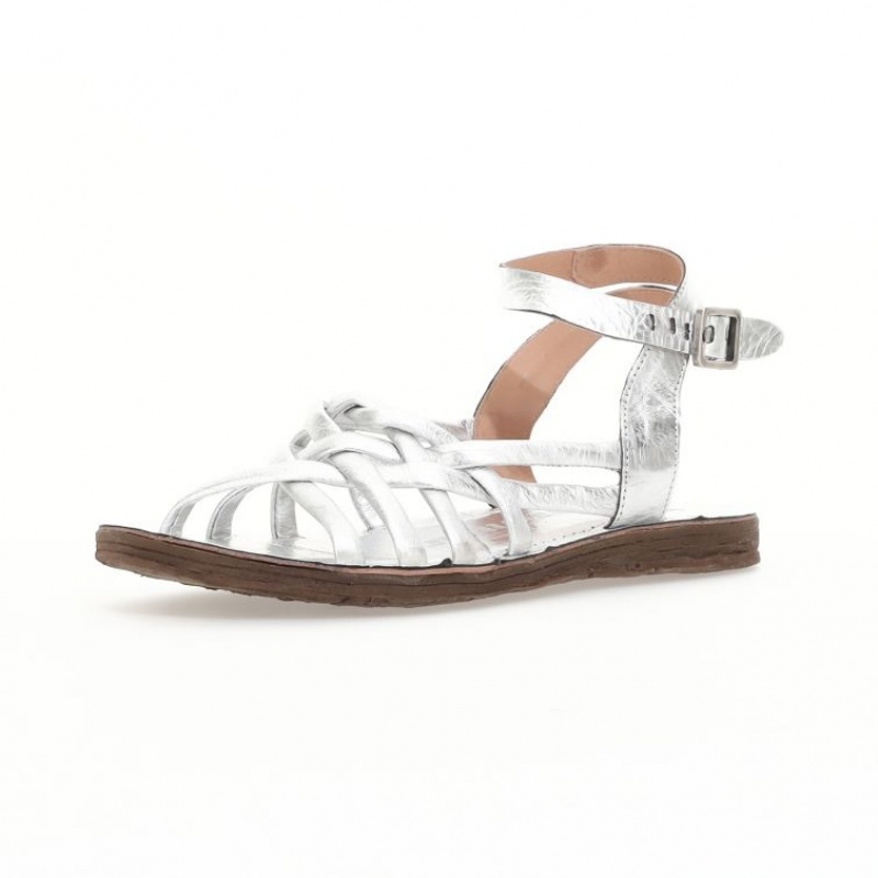 Silver A.S.98 Rylee Women's Sandals | IL-JBSO54310