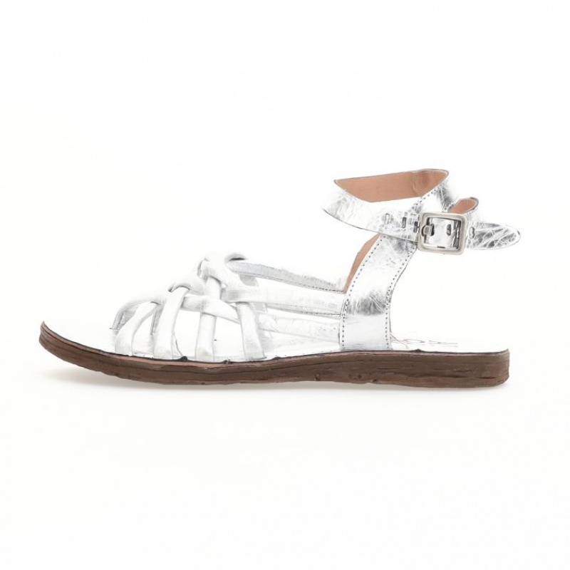 Silver A.S.98 Rylee Women's Sandals | IL-JBSO54310