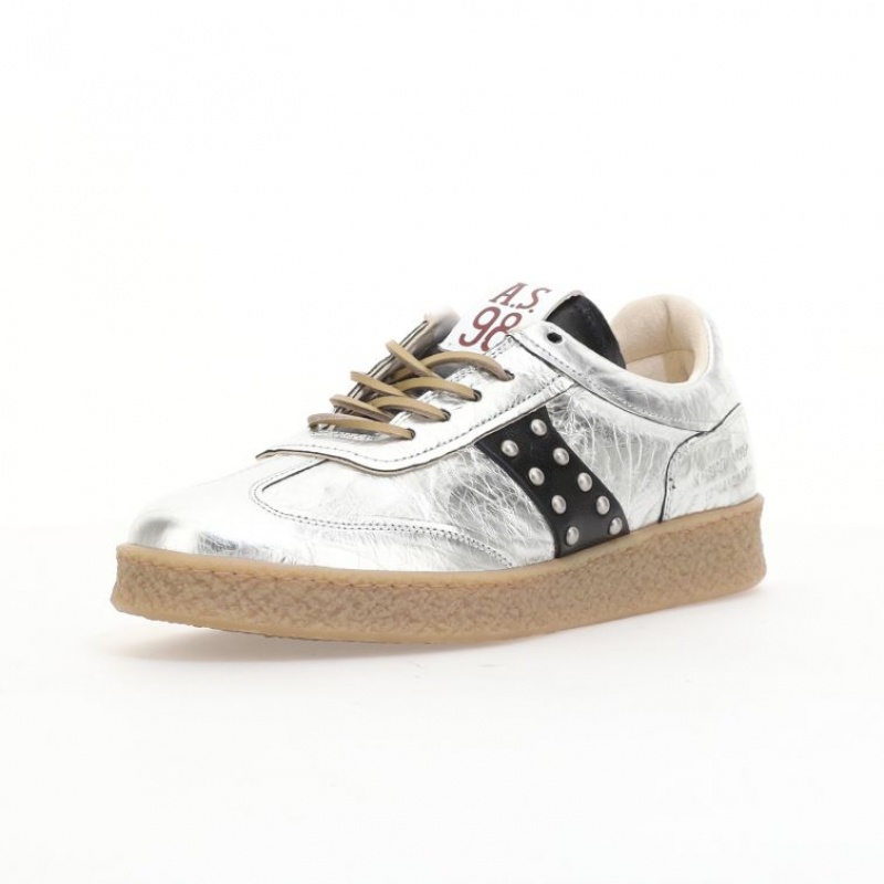 Silver A.S.98 Waldo Men's Sneakers | IL-EBIJ47195