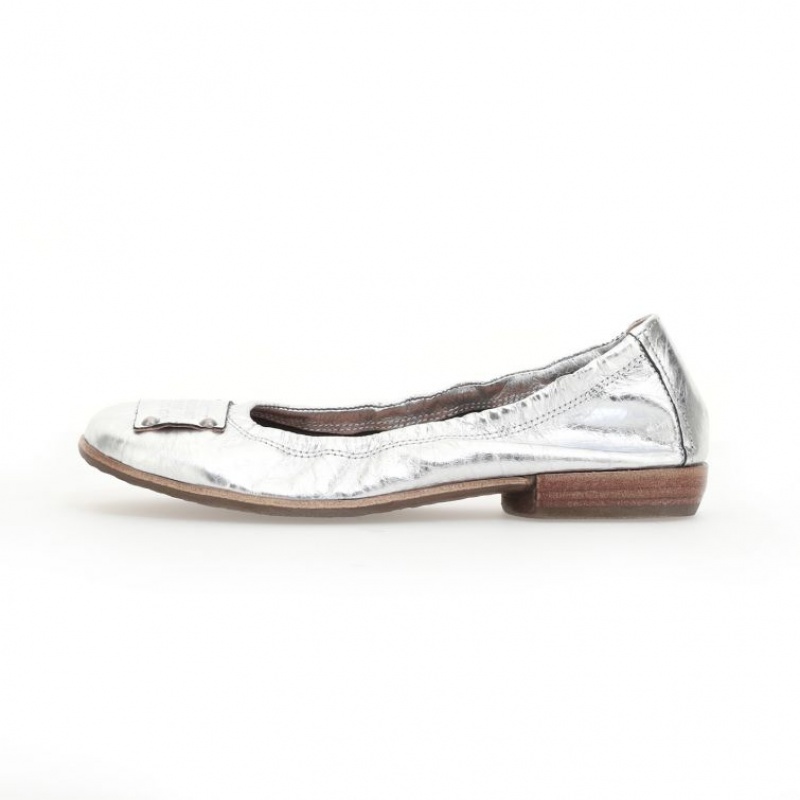 Silver A.S.98 Zula Women's flat shoes | IL-TBVS36478