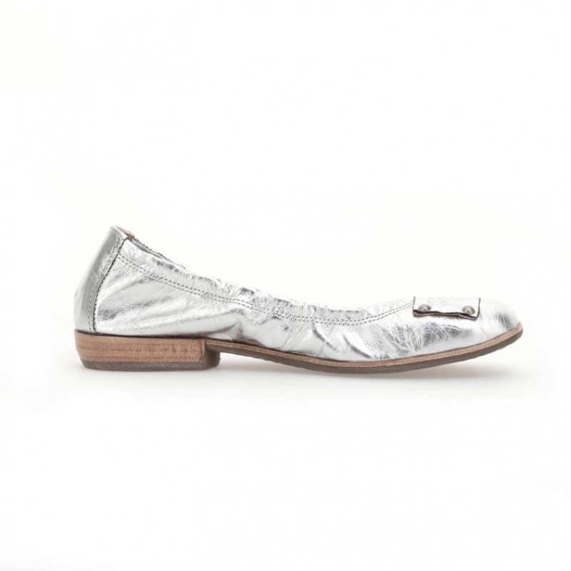 Silver A.S.98 Zula Women's flat shoes | IL-TBVS36478