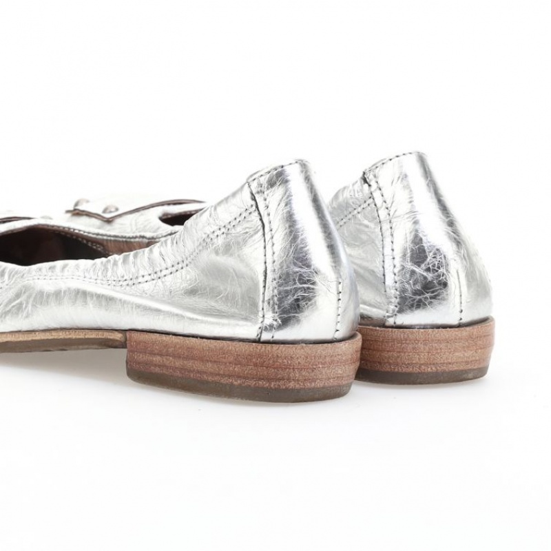 Silver A.S.98 Zula Women's flat shoes | IL-TBVS36478