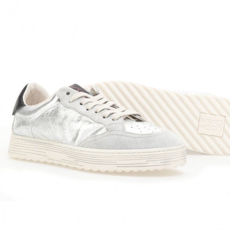 White A.S.98 Yorik Men's Sneakers | IL-CXAK78419